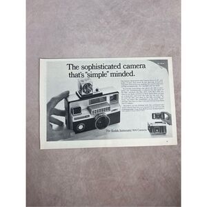 Vintage Print Advertisement Ad 1965 Kodak Print